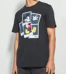 CAMISETA COM ESTAMPA MICKEY MOUSE PRETO (P e M) R$20