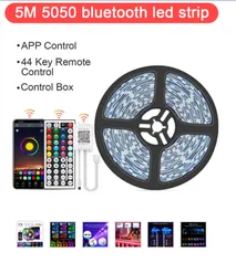  Fita de LED RGB 30 leds /M 44 Com Controle + Controle por APP