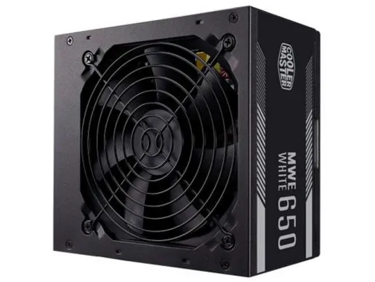 (CLIENTE OURO + APP) Fonte para PC 650W ATX Cooler Master - MWE 650 White V2 com Cabo R$297