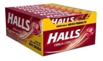 Drops Halls 21un Mdlz Cereja R$20