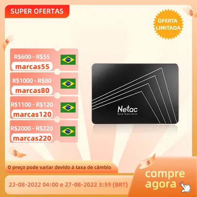 SSD Netac de 1tb de armazenamento 