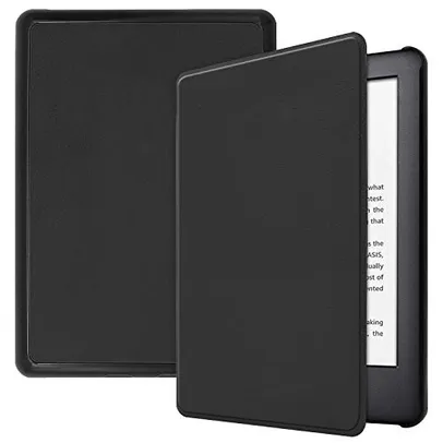 Case para Novo Kindle 10a. geração com iluminação embutida Função Liga/Desliga (Preta)