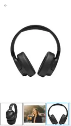 Headphone Bluetooth JBL Tune 750BTNC com Microfone - Preto | R$ 551