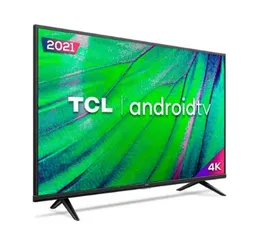 Smart TV TCL 43 Polegadas LED 4K UHD, Wi-Fi, Bluetooth, 3 HDMI, 1 USB, HDR, Modo de Jogo - 43P615