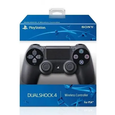 Controle Sony Dualshock 4 PS4, Sem Fio, Preto - CUH-ZCT2U