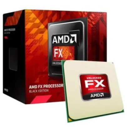 Processador AMD FX 8300 Black, Cache 16MB, 3.3GHz (4.2GHz Max Turbo), AM3+ - FD8300WMHKSBX - R$329