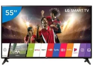 Smart TV LED 55” LG Full Hd 55LJ5550 WebOS - Conversor Digital Wi-Fi 2 HDMI 1 USB. - R$2564