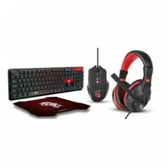 Teclado Gamer DAZZ Rapid Fire Revolution, Rainbow, ABNT2, 625203 | R$ 219