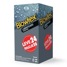 [ Rec ] Blowtex Lubrificado Leve 24 Pague 20 unidades