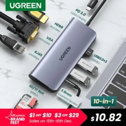 HUB USB 9 em 1 Ugreen | R$201