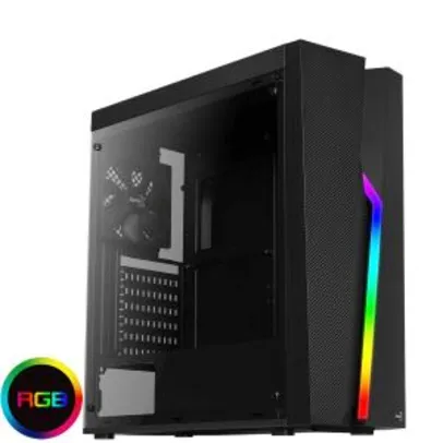 Gabinete Gamer Mid Tower RGB BOLT, Aerocool | R$295