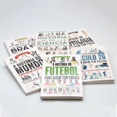 Kit 6 Livros Histórias Para Quem Tem Pressa | R$25