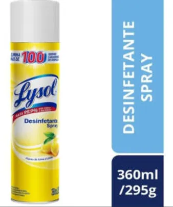 Desinfetante Lysol de Lima e Limão | R$15