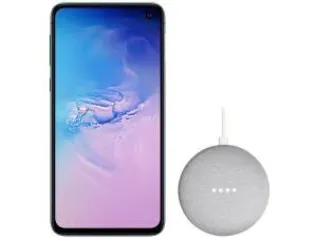 Smartphone Samsung Galaxy S10e 128GB Azul 4G - 6GB RAM Tela 5,8”+ Google Nest Mini Cinza R$ 2160