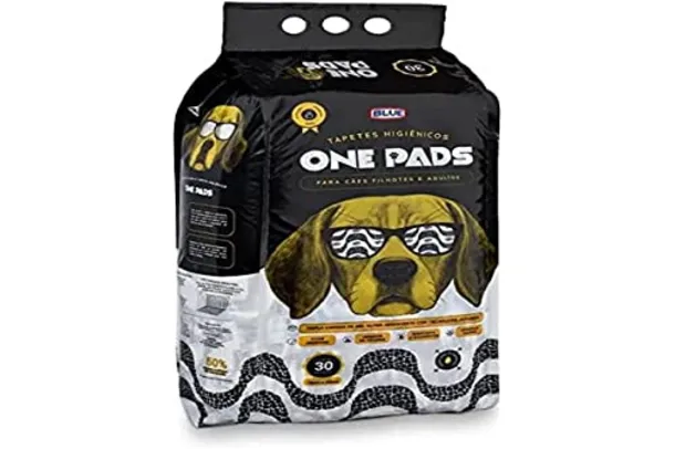 Tapete Higiênico One Pads, Expet, Preto e Branco