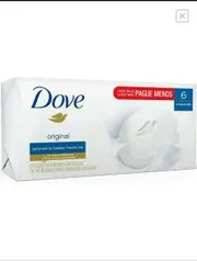 Kit com 6 Sabonetes em Barra Dove Original 90g cada