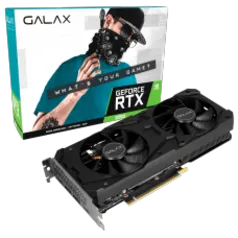 Placa de Video GALAX, GeForce RTX 3060, (1-Click OC), LHR, 12GB, GDDR6, DLSS, Ray Tracing, 36NOL7MD1VOC