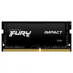 Memória Para Notebook Kingston Fury Impact, 16GB, 2666MHz, DDR4, CL15, Black, KF426S15IB1/16