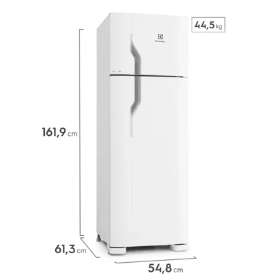 Geladeira Electrolux Cycle Defrost 260L Super Freezer Duplex Branca (DC35A) - 127V ou 220V