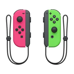 [AME R$324] Controle Nintendo Joy-Con Verde/Rosa - Switch