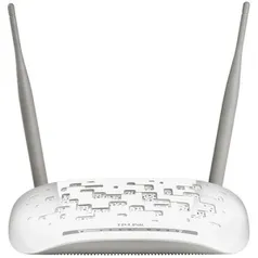 Modem Roteador Wireless 300Mbps + Splitter ADSL2 TD-W8961ND - TP-Link por R$ 99