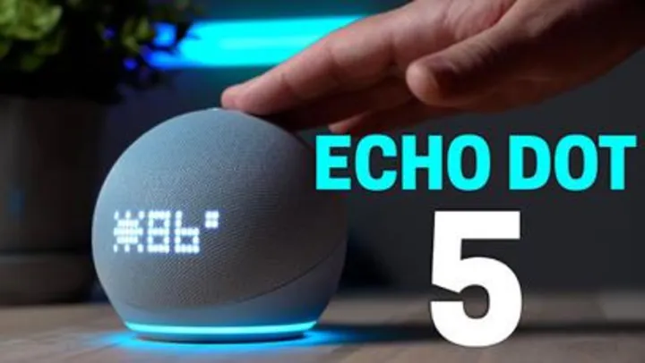 Echo Dot 5 Geraçao Smart Speaker com Alexa - Amazon
