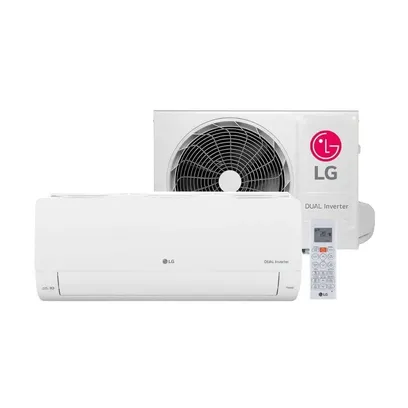 Foto do produto Ar Condicionado LG Dual Inverter Voice +AI 9.000 Btus Frio S3-Q09AA33A 220V