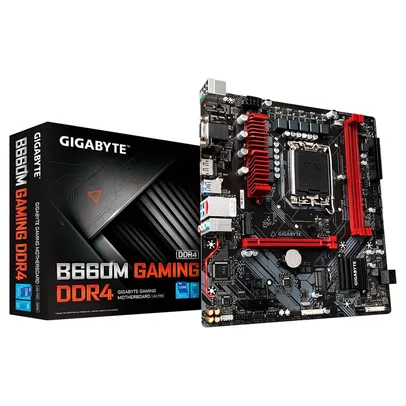 Placa-Mãe Gigabyte B660M Gaming, Intel LGA 1700, mATX, DDR4, RGB - B660 DDR4