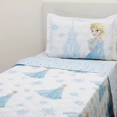 [R$13,49 AME SC] Cobreleito Solteiro Frozen 2 Peças - Casa e Conforto + Disney