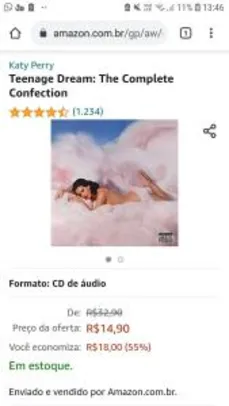 [PRIME] CD Teenage Dream - Katy Perry | R$15