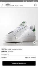 Tênis Stan Smith - Branco & Verde | R$159