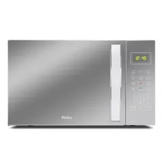 Micro-ondas Inox Espelhado Branco Philco PMO34E - 220v