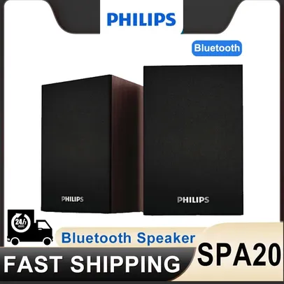 Philips SPA20 Bluetooth Speaker, Som Surround de 360 graus, Estéreo sem fio para computador, Macbook, Laptop - AliExpress 