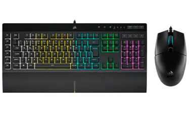 Combo Gamer Corsair Teclado e Mouse, K55 RGB PRO e Katar PRO, ANSI, CH-9226965-NA