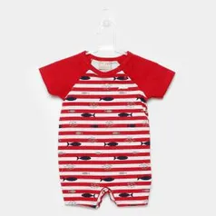 [APP] Macacão Infantil Milon Cotton Fish 9-12m