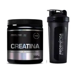 Creatina Probiotica 300g + Coqueteleira + FG