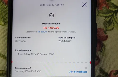 Imagen na descrição da promoção