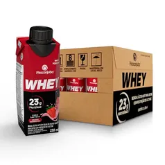 [Prime + Recorrência + 40%off] Pack de Whey Zero Lactose Frutas Vermelhas 23g Piracanjuba 250ml – 12 Unidades