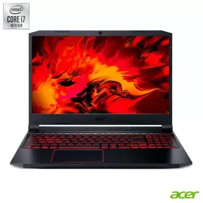 Notebook Gamer Acer Aspire Nitro 5 AN517-52-77KZ Intel Core i7 10750H 17,3" 8GB SSD 512 GB Windows 1