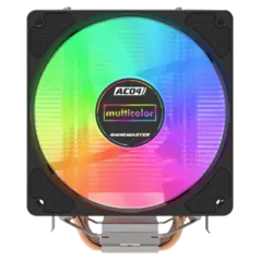 Cooler K-mex AC04 para Processador Intel e AMD, 120mm, LGA1700, AM5, Multicolor Rainbow, AC04004400TXB0X