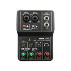 Mesa De Som Interface De Audio Mixer Teyun Q-12 (Pix)