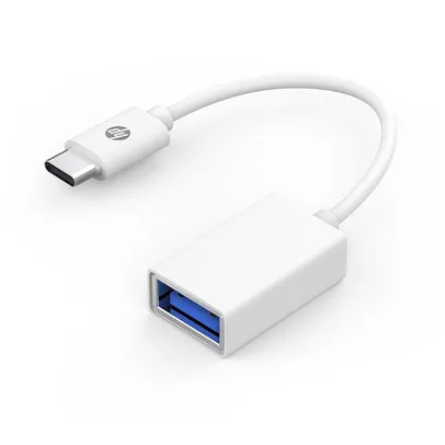 [APP] Adaptador HP USB-C para USB A, Branco, DHC-TC105 - 9YF06AA