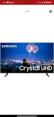 Saindo por R$ 2250: [AME] Smart TV 55'' Samsung Crystal UHD 55TU8000 4K | R$2250 | Pelando