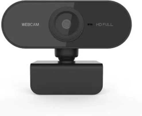 Webcam Cucudy 1080p, microfone e mecanismo de rotação | R$99