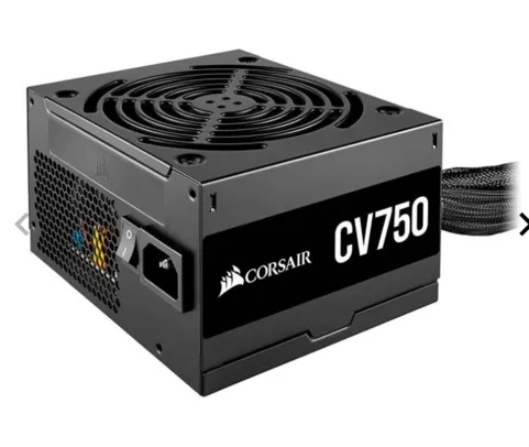 FONTE CORSAIR CV 750, 750W, 80 PLUS BRONZE, PRETO, CP-9020237-BR