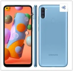 Smartphone Samsung Galaxy A11 Azul 64GB, | R$ 980