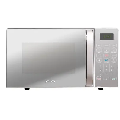 Micro-Ondas 20 Litros Philco Branco/Espelhado PMO23EB 220V