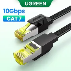 Cabo Ethernet Ugreen Nylon Cat7 10 5gbps 600mhz Rede Trançado Internet