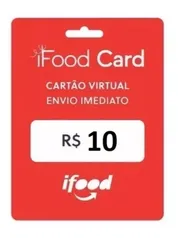 Gift Card Virtual Ifood - Pague R$7 E Ganhe R$10