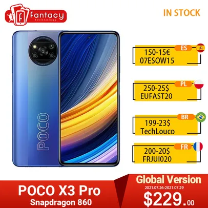 Poco X3 PRO 6GB+128GB | R$ 1151